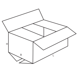 Картонна коробка Конструкція №0201