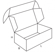 Картонна коробка Конструкція №0427