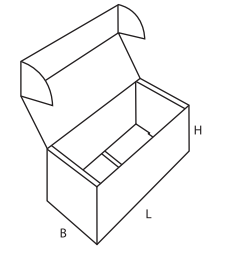 Картонна коробка Конструкція №0471